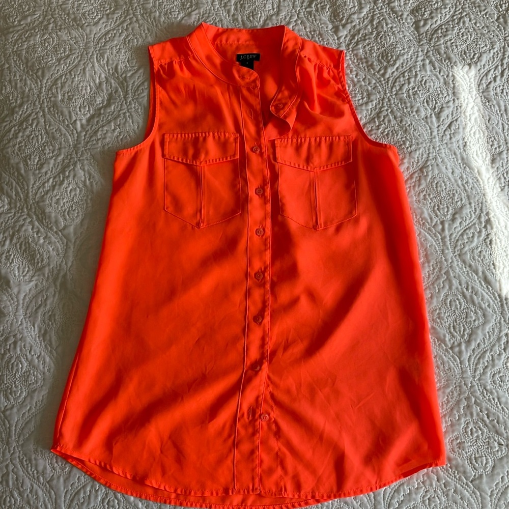 J Crew Sleeveless Blouse